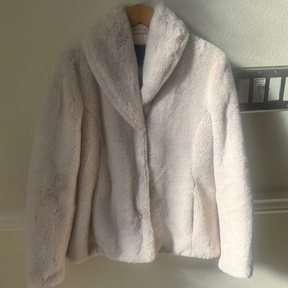 Weatherproof Women's Soft Cream Teddy Jacket small NWOT